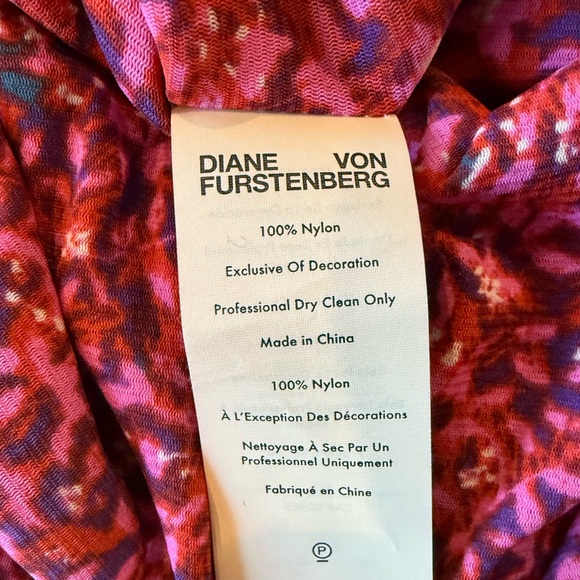 Diane Von Furstenberg Purple and Pink Dress - Picture 10 of 10